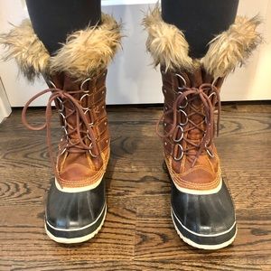 SOREL Joan of Arctic Faux Fur Waterproof Snow Boot
